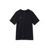 Jordan T Shirts Men's Black Crew Neck Moderate Straight Fit DQ7359-010