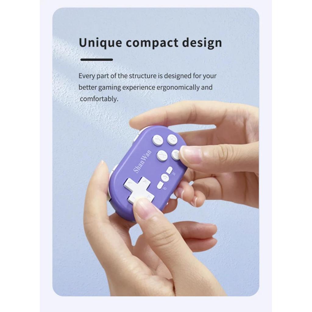 Q36 Mini Bluetooth Wireless Gamepad Small Game Controller Handle Portable 3 Mode Gaming Controller For Switch PC IOS Android PS3/4