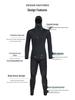 Camouflage Snorkeling & Spearfishing Wetsuit Set - 1.5/3/5MM for Cold Water Protection