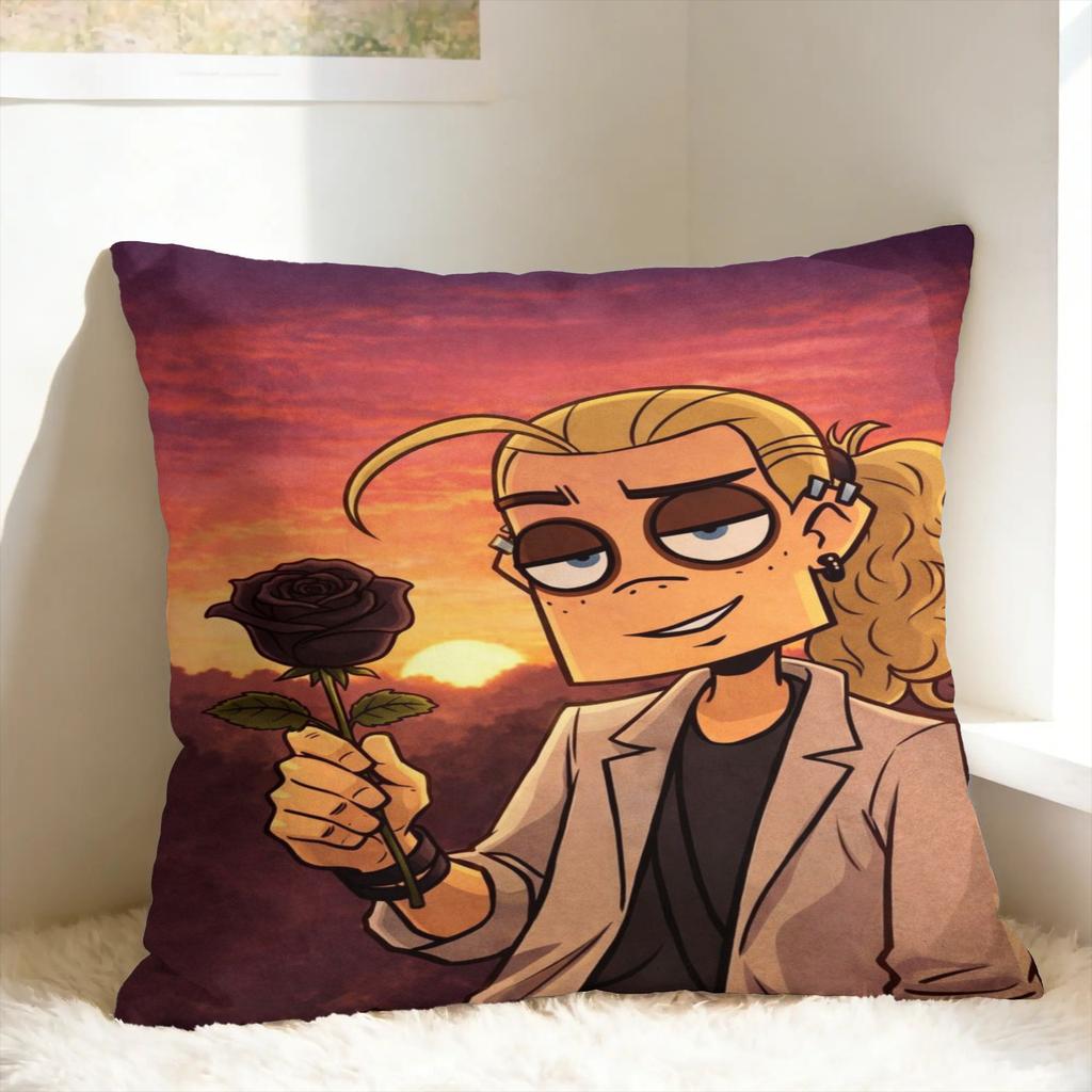 Metal Family Dee 2 Pillow Case Fashion Pillow Cover Square Pillowcases For Office Car Home Decor