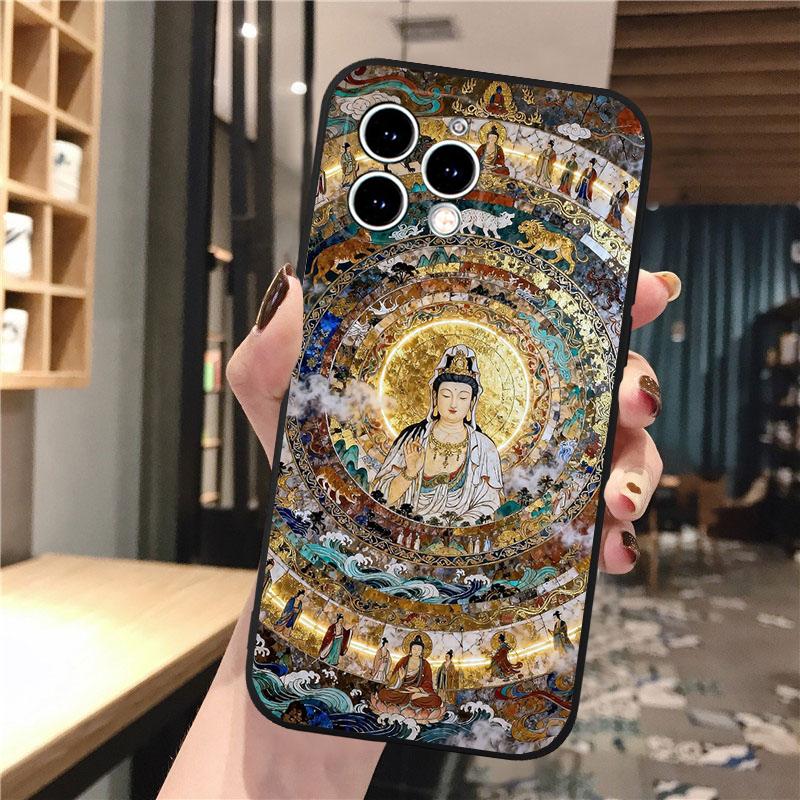 Phone Case For iphone 17 Pro Max 17 Pro Air 16 15 14 13 Pro Max 15 16 Pro 15Plus buddha