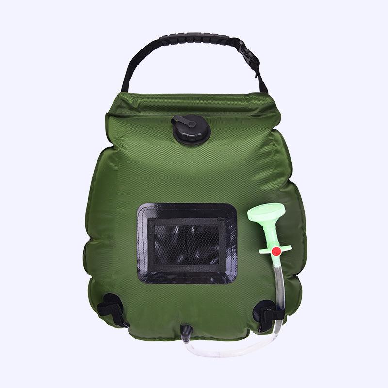 Outdoor Solar Water Bag Shower Bag Camping Shower Water Storage Bag Portable Shower Bag 20L Shower Water Bag