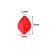 50pcs/lot Epiphyllum Petal Lampwork Beads Colorful Loose Glass Beads For Jewelry Making DIY Bracelet Necklace Crafts Accessories