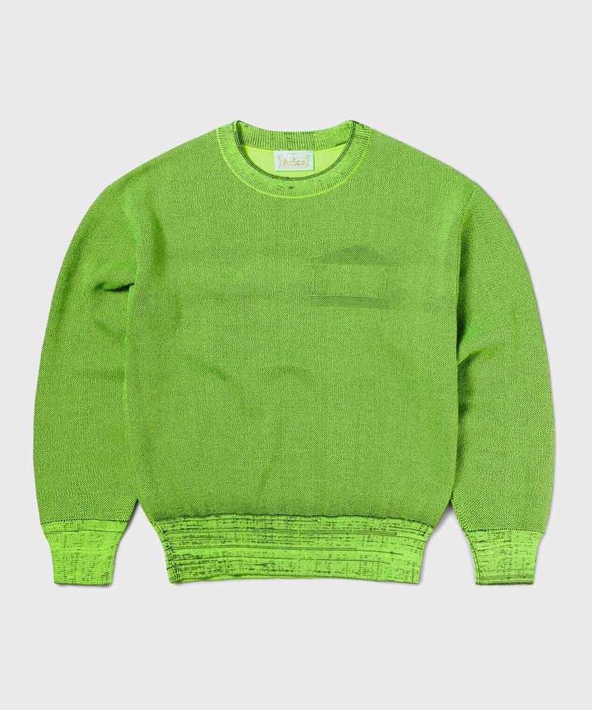 ARIES (U) Glitch Temple Knit Yellow