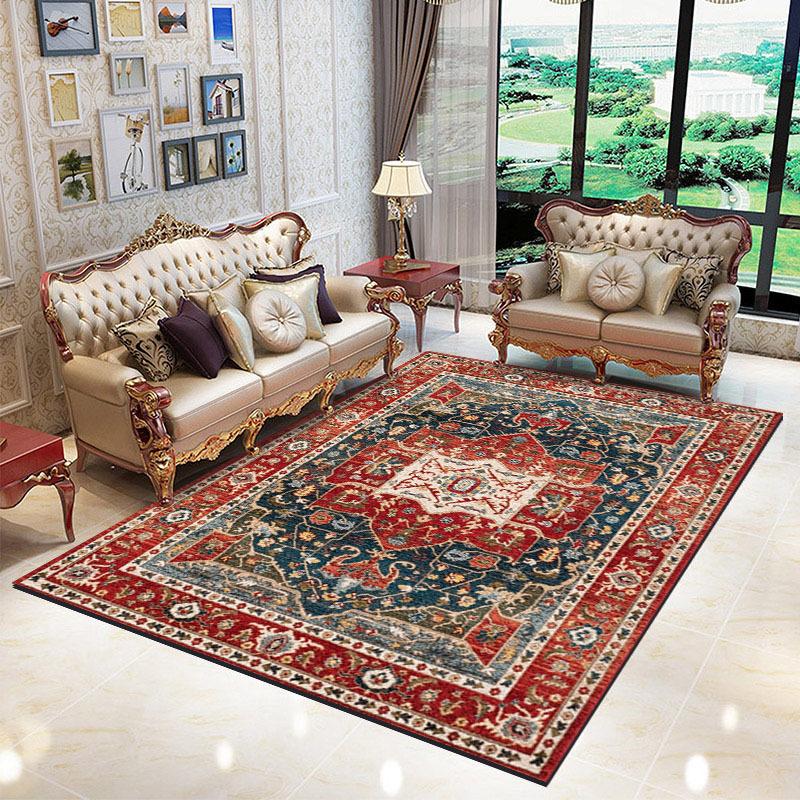 Vintage Persian Style Living Room Carpet Hotel Homestay Corridor Carpet