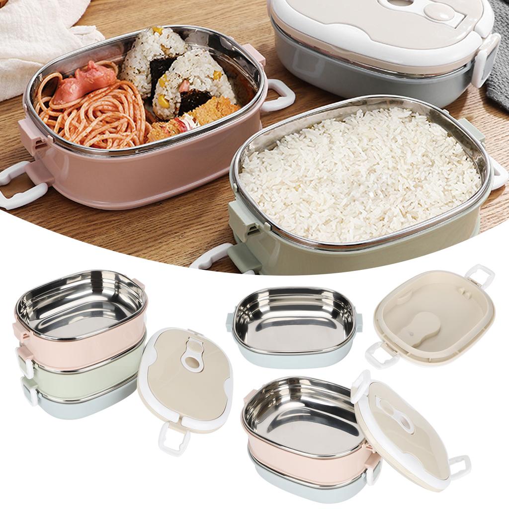Lunch Box Lunch Box Portable Stainless Steel Food Container for Student Children Work Kitchen Utensils Stainless Steel Lunch Box