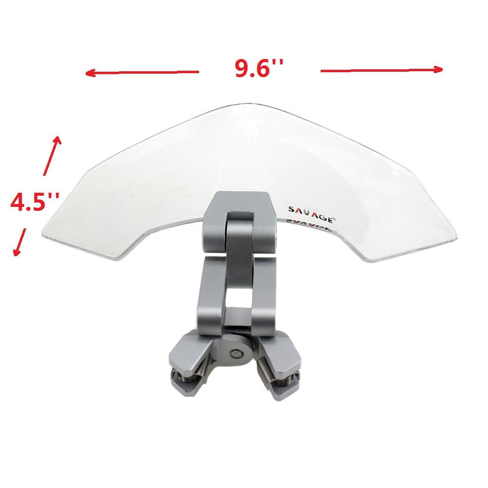 

Universal Motorcycle Windshield Airflow Adjustable Windscreen extension Deflector Windshield Spoiler
