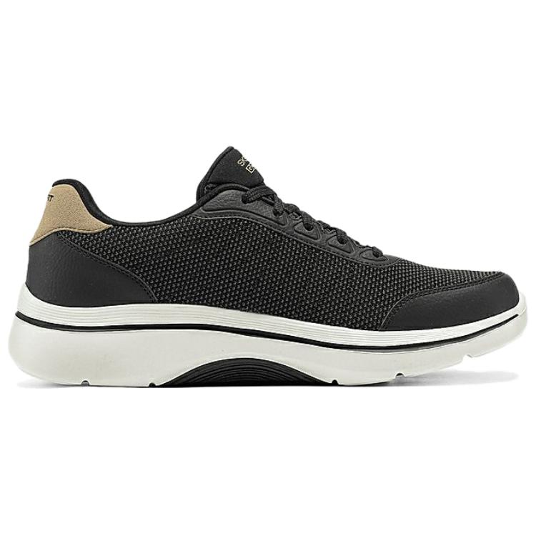 Skechers Go Walk Arch Fit 2.0 Comfortable Durable Low-Top Casual Shoes Men Sneakers Black 216603-BLK