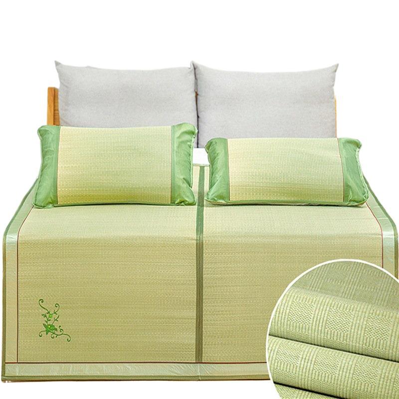 Free Shipping 2026 New Style Foldable Natural Straw Summer Mat for Home and Dormitory with Air Conditioning Compatibility