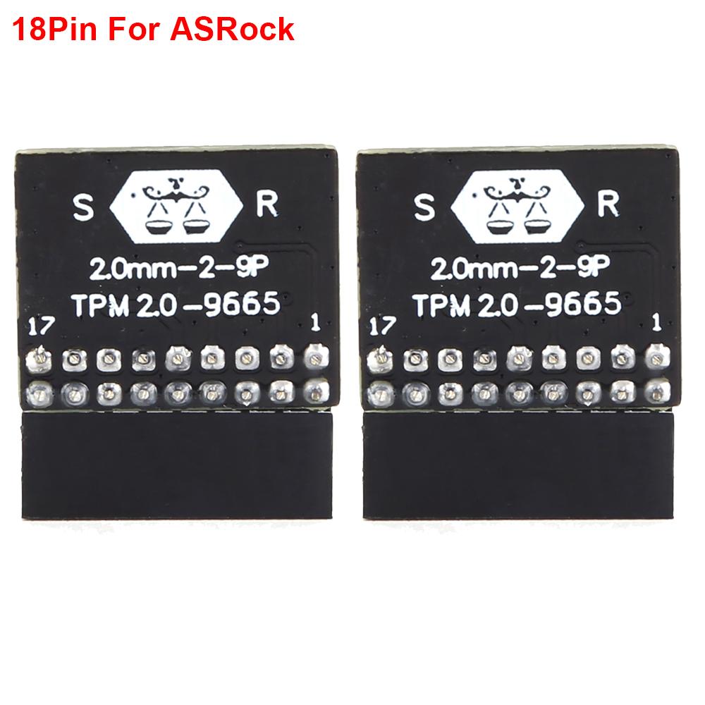 10-1PCS TPM 2.0 Encryption Security Module Board 4GB For ASUS ASRock MSI ASRock GIGABYTE LPC 14/18/20 Pin Motherboards Card