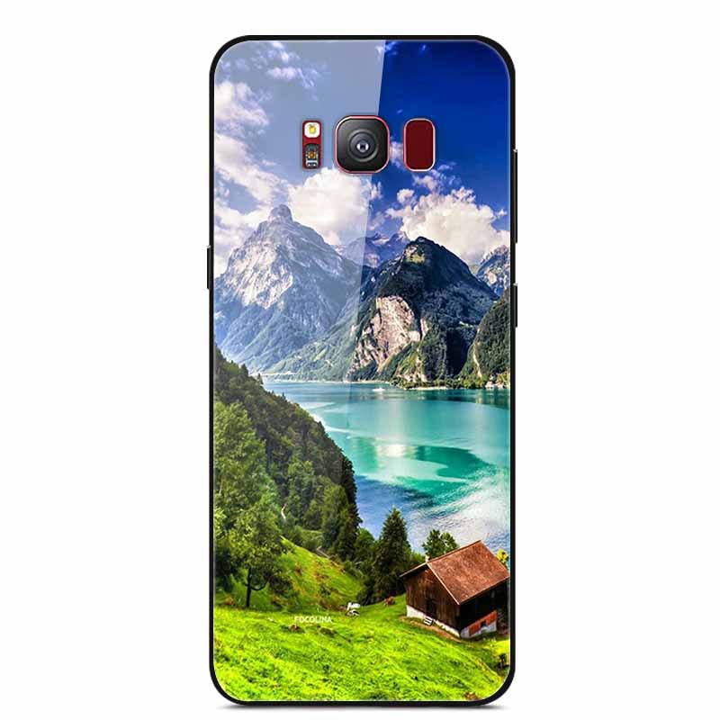 Glass Back Cover For Samsung S8 Plus Phone Case S8Plus Hard Tempered Glass Case For Samsung Galaxy S8 Plus Case S 8 Soft Edge