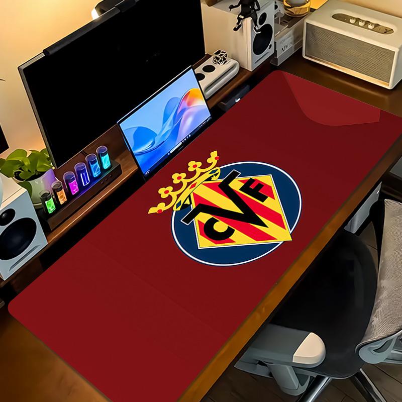 Villarreal Print Cushion Non-slip Laptop Tablet Big Mousepad XXL Mat Mini PC Playmat With Lock edge