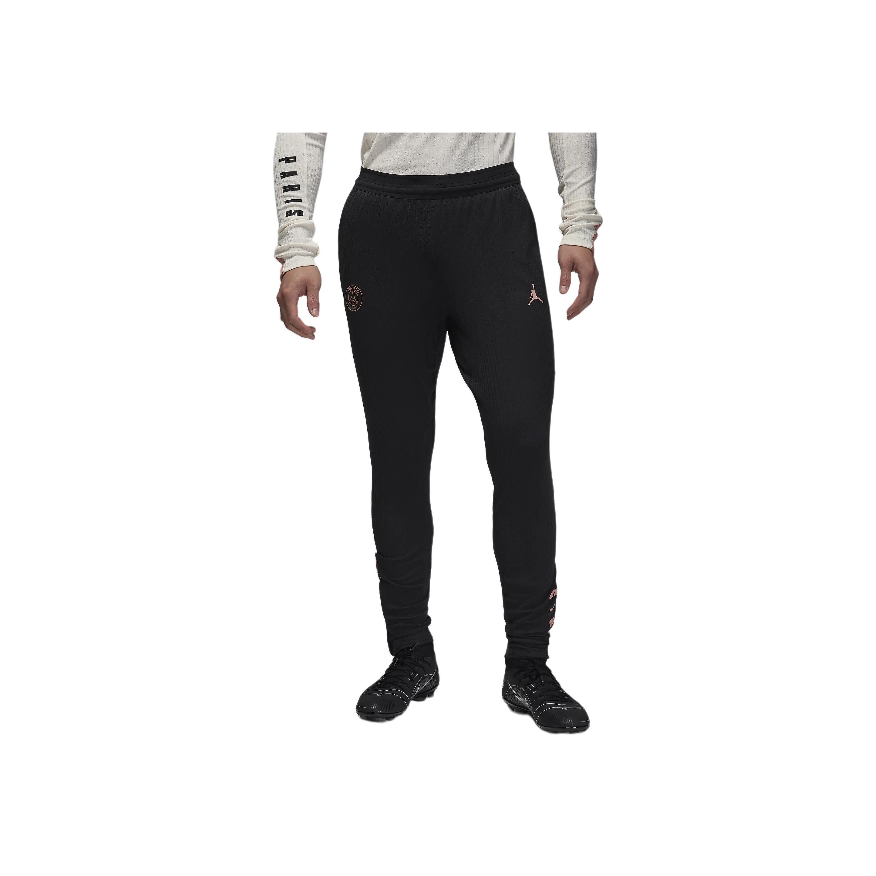

Jordan Paris Saint-Germain FW24 Dri-FIT ADV повседневные удобные трикотажные спортивные брюки мужские брюки черные ржаво-розовые металлик-красные FQ2347-010 S