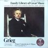 LP Record EDVARD GRIEG  Piano Concerto In A Minor  Peer Gy FW307 RCA Custom 1976 US Classical Used