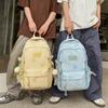 Schoolbag New Couple Backpack Large Capacity Fashion Printing Korean Student School Bag Going Out Commuter Travel Backpack