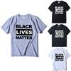 Elegante T-shirt Black Lives Matter Anti Racismo Para Unissexo Uso Casual E Conforto