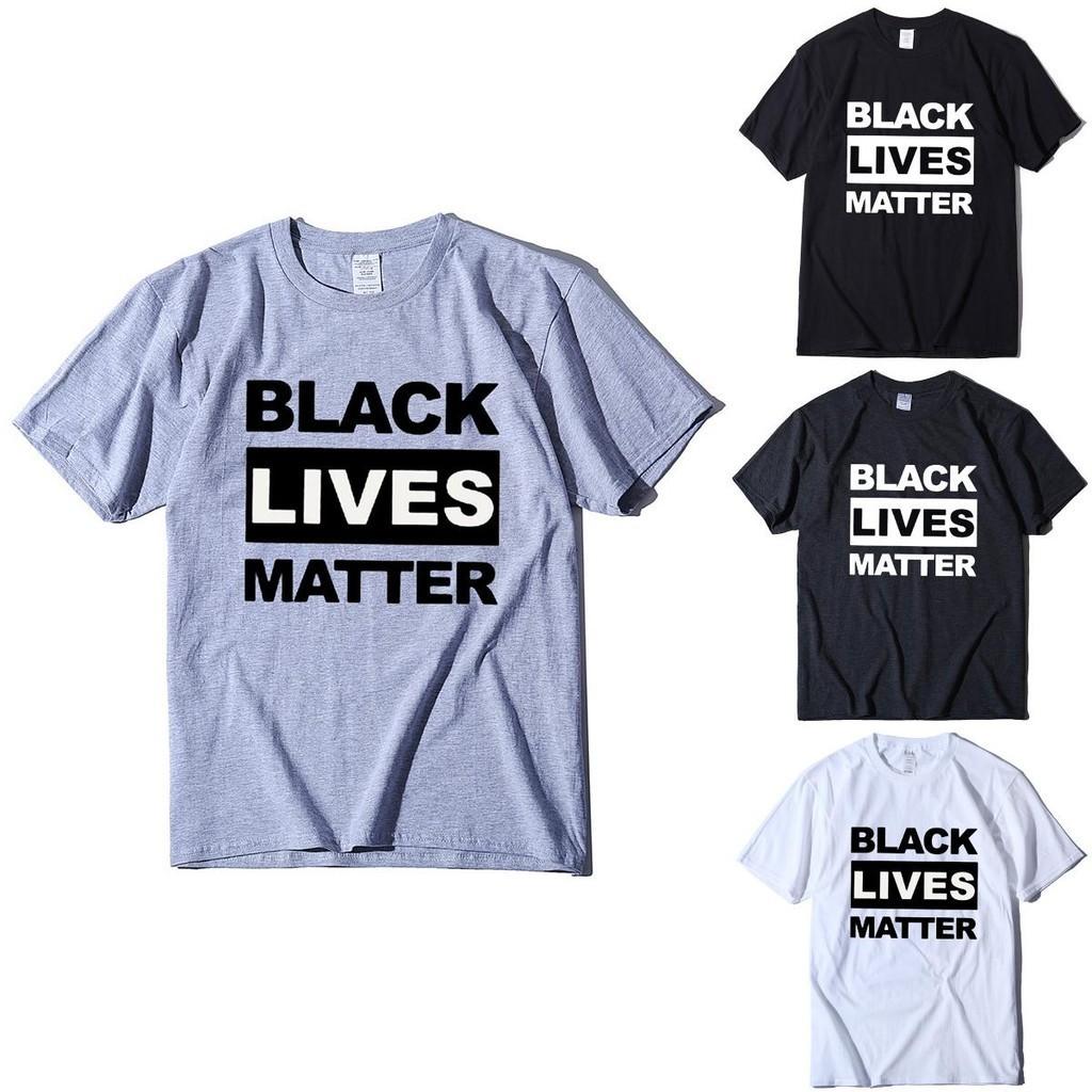 Elegante T-shirt Black Lives Matter Anti Racismo Para Unissexo Uso Casual E Conforto