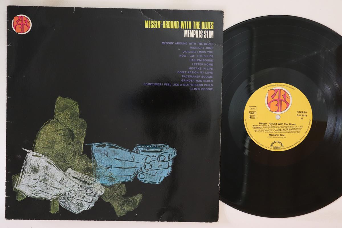 

LP Record MEMPHIS SLIM - Messin Around With The Blues BID8018 RARE BID 1976 Germany Blues Used