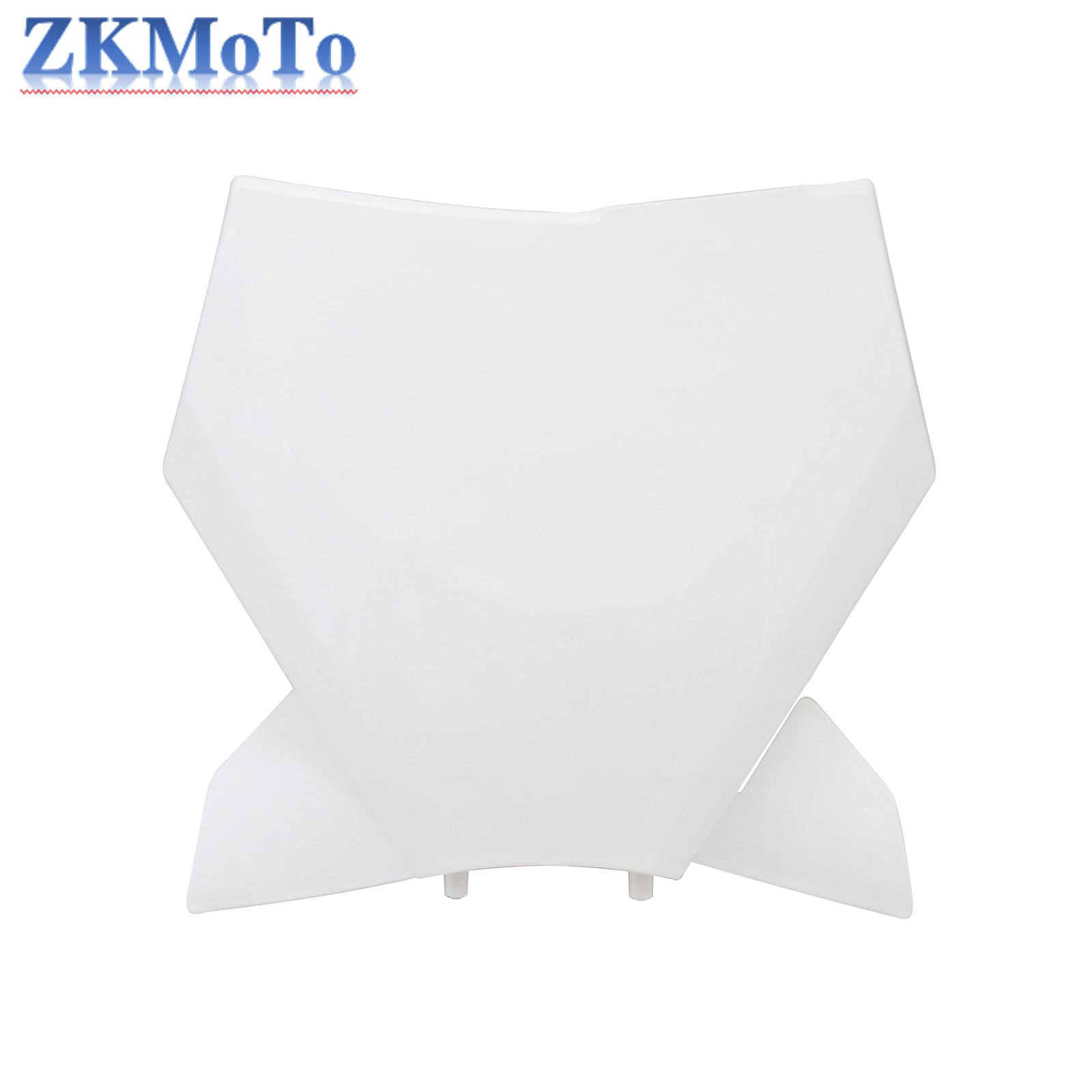 New Number Plat Motorcycle PP Plastic Front Number Plate Card For KTM SX SX-F XC XC-F 125 250 300 350 500 125-500 2023 2024