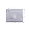 Modern Design Solid Color Short Wallet Ultra Thin PU Coin Purse Multi Slot Card Holder Women