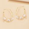 Fashion Layered Large Circle Earrings Exquisite Trendy Wedding Earing  for Women