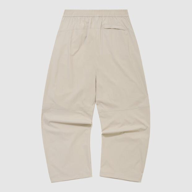 UMBRO Parachute Pintuck 2-Way Wide Pants Beige Ur223Cpt51 (A Type)