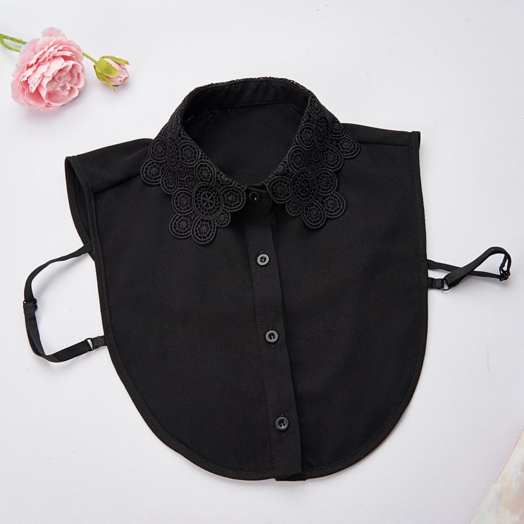 Casual Fake Collar Decoration Business Blouse Detachable Shirt Collar Women Sweater False Collars Lapel Top Apparel Accessories