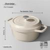 ZISIZ Enamel Micro-Pressure Soup Pot