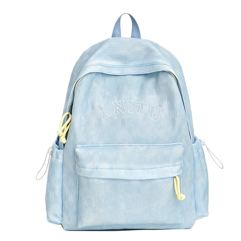 Schoolbag Korean schoolbag Girls College students Junior high school students High school students Ultra light large capacity backpack High value