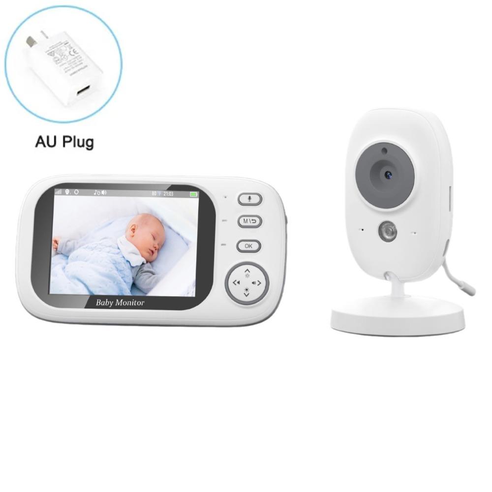 Wireless Real-time Video Baby Monitor 2 Way Audio Upgraded Camera Baby Monitor Babysitter AU Plug