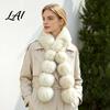 Winter Warm Scarf for Women Faux Fur Scarf Neck Warmer with Magnetic Buckle Elegant Gift Draping Design Plush Long Soft Collar Cold Weather