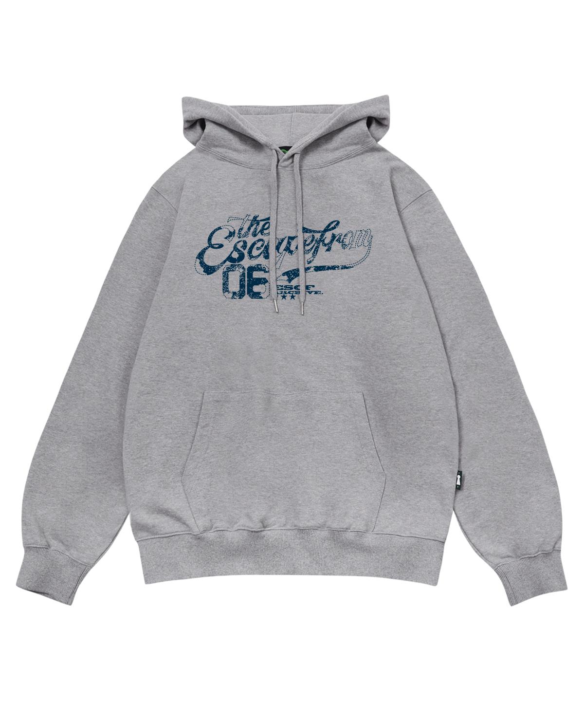 Escape From Escf Archive Print Hoodie Gray L