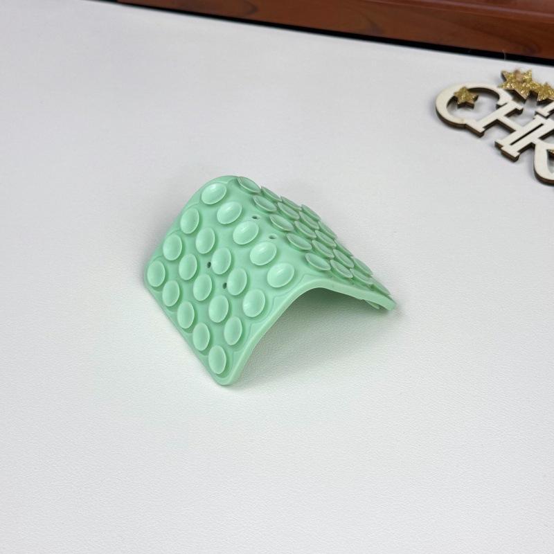 Silicone Suction Cup Phone Holder Multi-Functional Anti-Slip Mobile Fixture Pad Double Sided Detachable For Phone Tablet
