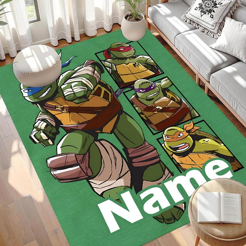 Custom Name Personalized Gamer Print Carpet, Versatile Home Decor Rug, for Playroom, Apartment, Balcony, Entryway, Hallway Gift