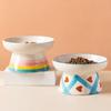 Handmade Cat Bowl Ceramic Pet Food Bowl Pet Supplies Dog Food Feeder  For Dogs Cats
