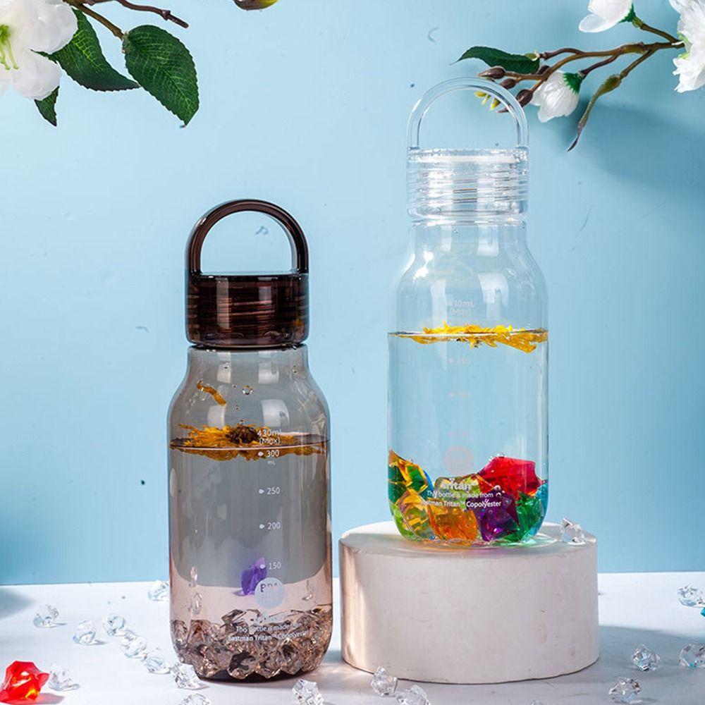 Black White Water Cup with Handle Sports Kettle Portable Water Bottle Outdoor Sport