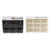 Boîte de Rangement pour Bijoux Mini Armoires à Débris Treillis Portable Petit Tiroir Grille de Tri Fournitures de Bureau de Bureau Couleur Aléatoire 1 pièce