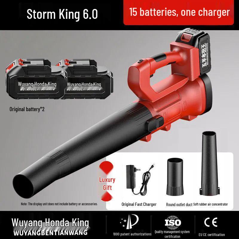 Kabelloser Hochleistungs-Akku-Haar- und Staubtrockner mit Lithium-Akku