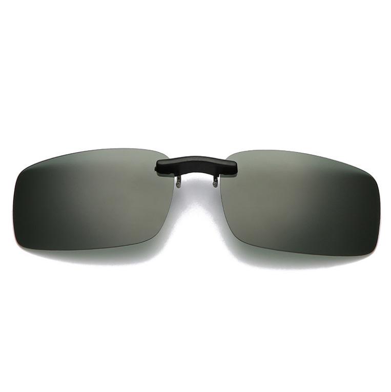 Small Frame Trendy Polarized Clip-on Sunglasses for Myopia Metal Glasses