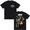 Französischer Rapper Sch Jvlivs Tour 2026 Grafik T-Shirt Unisex Damen Hip Hop Pop Kurzarm T-Shirts Lässiges T-Shirt Streetwear