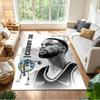 Steph Curry S Modern Artwork Large Mouse Pad Desk Mouse Pad Office Mouse Mats Non-Slip Rubber Base Office Desk Accessory