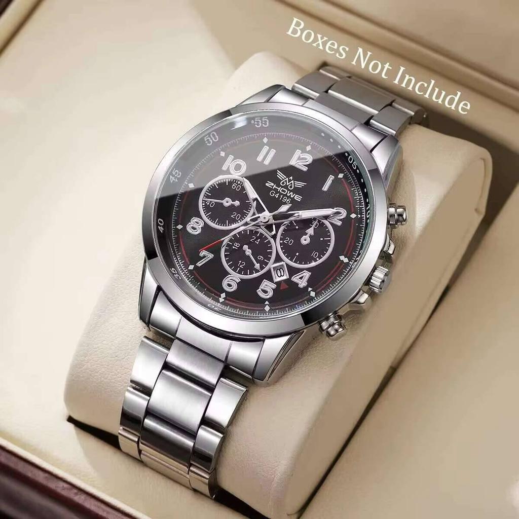 Luxury Men Business Watches Fashion Date Calendar Quartz Watch Reloj Hombre