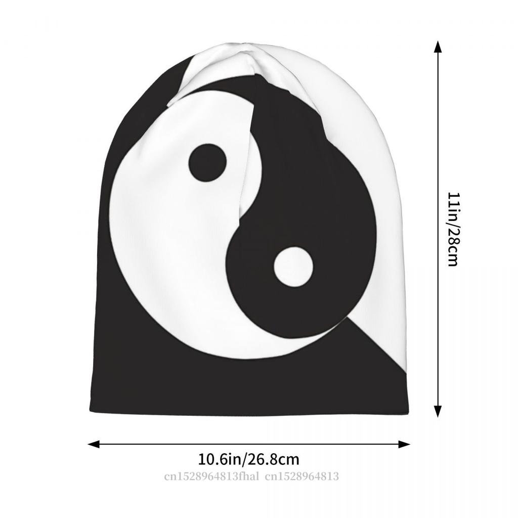 Bonnet Hats Unisex Women's Thin Hat Yin Yang Symbol Autumn Spring Warm Cap Design Skullies Beanies Caps