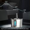 Stainless Steel Cat Water Fountain 2.2L/75oz Pet Automatic Water Dispenser for Dog Cat Drinking Pet supplies Filter System