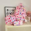 Schoolbag School Bag Female Elementary School Student Fashion Printed Backpack Large Capacity Junior High School Student College Style High School
