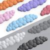 Orange PU Leather & Memory Foam Cloud Keyboard Mouse Pad