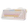 YUNZII C75 Wireless Mechanical Creamy NKRO PBT MOA RGB Gasket Cute Cake Technical Standards Compliance Certified Candy Linear Keyboard, 75% Layout,