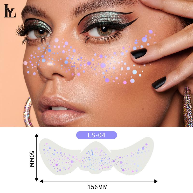 Europäische & Amerikanische Laser Sommersprossen Aufkleber - Temporäre Gesichts Make-up Simulationsaufkleber