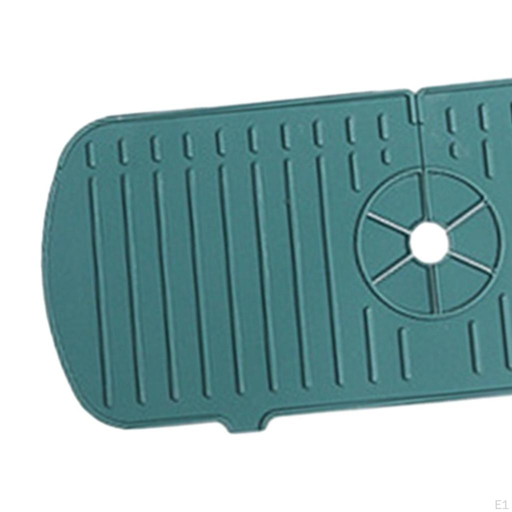 Kitchen Sink Faucet Soap Holder Drying Mat Combo