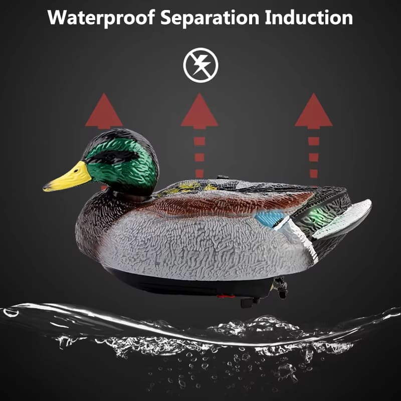 New 2.4G Simulation Duck Remote Control Boat Waterproof Electric Water Animal Summer Outdoor Swimming Pool Children's Toy Gift Creative Speedboat
